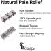Smarter Lifestyle Elegant Titan Magnetic Therapy Foot Chain for Pain Relief - Silver 10.2 inch (Pack of 1) for Men & Women - Arthritis & Carpal Tunnel Support - Buy Online on GoSupps.com