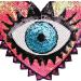 Love Large Sequin Heart Evil Eyes Patch - Embroidered Applique for Kids Clothes DIY Crafts (Color 3) - Buy Online on GoSupps.com