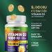 Built by Nature Vitamin D Supplement - Vitamin D3 5000 IU with Coconut MCT Oil Easy to Swallow VIT D Mini Soft Gels - 1 Year Supply 360 Softgels - Buy Online on GoSupps.com