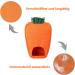 Rabbit Hay Feeder Bag Cute Carrot Guinea Pig Hay Dispenser Hanging Hay Feeder Sack Storage Pouch for Small Animals Chinchilla Bunny Hamster - Buy Online on GoSupps.com