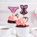 Ercadio 24 Pack Pink Bridal Shower Cupcake Toppers Glitter Underpants Cupcake Toppers Pink Bachelorette Cupcake Picks for Wedding Bridal Shower Girls Theme Birthday Party Cake Decors Supplies A-girls 6 - Buy Online on GoSupps.com
