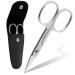 Socialic nail scissors incl. Etui - Extra sharp nail shaver made of rust -free stainless steel |Nail scissors suitable as skin fingernail and footnail scissors |Perfect for manicure and pedicure