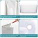Jitnetiy Large Capacity Wipes Holder Dispenser Box - Dustproof, Freshness-Keeping Wipes Case with Lid (White) - Buy Online on GoSupps.com