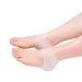 Soft Silicone Sleeves for Heel and Ball of Foot - 2 Pairs - Pain Relief & Comfort - Adjustable Size Gel Sleeves - Buy Online on GoSupps.com