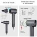 VSK Hair Dryer with Diffuser - 110 000 RPM Ionic Blow Dryer for Fast Quiet Drying - Portable Professional Styler in Dark Grey - Buy Online on GoSupps.com