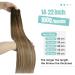 Youngsee Tressen Real Hair Balayage Weaving Extensions - 45cm Double Tresse #4/10/16 for Natural Brown Blonde Styles 100g Invisible Hairpin - Buy Online on GoSupps.com
