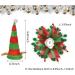 Vehomy Cat Christmas Costume Elf Hat and Bell Collar - Xmas Pet Accessories 2Pcs - Buy Online on GoSupps.com