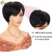 Creamily Pixie Cut Human Hair Wig for Black Women with Bangs - Short Daily Wear Natural Black Hairstyle - Buy Online on GoSupps.com