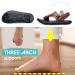 Lightweight Summer Bunion Beach Shoes for Men Non-Slip Casual Ring Toe Slippers with Soft Massage Insoles | Adjustable Outdoor Footwear (Size 9.5 Black - Buy Online on GoSupps.com