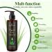 Organic Aloe Vera Gel - Fresh-Cut Extract for Moisturizing Skin & Hair Sunburn Relief - 6.93 Fl Oz - International Shipping Available - Buy Online on GoSupps.com