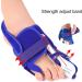 Bunion Toe Separator for Pain-Free Movement | Adjustable Strength | Comfortable Soft Fabric | Right Toe Splint for Daily Use - Buy Online on GoSupps.com