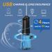 ENPULY Water Dental Flosser - IPX7 Waterproof 5 Modes for Effective Oral Care | Buy Transparent & Black Variants Online - Buy Online on GoSupps.com