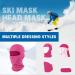 Kotkiddy Balaclava - Women's Windproof Ski Mask & UV Protection Hood (Pink) | Full Face Mask for Sun Protection - Buy Online on GoSupps.com