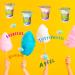 Aha Cotton Candy Variety Pack - 48 x 20g Cups: Apple Banana Strawberry Tutti Frutti - 4 Colorful Flavors for International Shipping - Buy Online on GoSupps.com