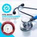 Nurse Stethoscope Watch | Lightweight Metal Frame | Attaches to Stethoscope | Perfect for Medical Professionals | Red - Buy Online on GoSupps.com