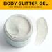 LATIBELL Silver UV Body Glitter Gel - 2.4 oz | Black Light Makeup for Face, Body & Hair | Rave Accessories for Women - Buy Online on GoSupps.com