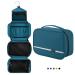 homchen Hanging Travel Toiletry Bag Waterproof Folding Portable Cosmetic Bag Wash Bag for Men and Women (L E-Green) L E-green