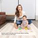 Childlike Behavior Baby Play Mat - Extra Large Non-Toxic Foam Play Mat 72x48 Inches - Beige Mudcloth Design for Infants, Toddlers, and Kids - Buy Online on GoSupps.com