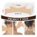 ZZBUY 40 Pcs Neck Lift Tape Invisible Behind Neck Instant Tightening and Lifting Tape for Sagging Skin Invisible Face Lifting Bands Strips for Wrinkles & Double Chin (Beige Large) - Buy Online on GoSupps.com