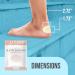 JJ CARE Hydrocolloid Heel Blister Bandages - Pack of 20 | Sterile, Waterproof Blister Pads for Feet | Blister Plaster for Healing and Prevention - Buy Online on GoSupps.com