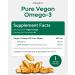 OmegaVia Vegan Omega 3 Supplement Algae Omega 3 Fish Oil Alternative 300mg Vegan DHA Fatty Acids Plant Based Planet and Ocean Friendly IAOS 5 Star Tested 60 Softgels Vegan Omega 60 Softgels 60 Count (Pack of 1) - Buy Online on GoSupps.com