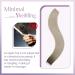FSHINE Real Hair Extensions - 40cm Light Brown to Platinum Blonde Ombre Tape-In Invisible Extension Virgin Hair 20g #9A/10/800 - Buy Online on GoSupps.com