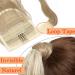 Ponytail Clip-In Braid Extension | Wavy Sandy Blonde & Bleached Hair | 20 (50cm) Realistic Hairpiece - Buy Online on GoSupps.com