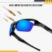 SEEABLE Polarized Mirror Replacement Lenses & Nose Piece for Oakley Fives Squared - Black Chrome Mirror + Silver Mirror - Buy Online on GoSupps.com