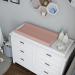 Natemia Organic Cotton Changing Pad Cover - 16x32 - Hypoallergenic & Silky Soft - Perfect for Cradle & Bassinet - Baby Shower Gift - Rose - Buy Online on GoSupps.com