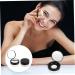 CANIGHT 2pcs Elastic Mesh Loose Powder Box Flour Holder Makeup Powder Case Portable Powder Puff Black Abs - Buy Online on GoSupps.com