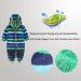Umkaumka Baby Water Repellent Romper Jumpsuit Snowsuit - Blue 18-24 Months - Buy Online on GoSupps.com