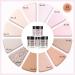 LanFo 12 Colors Glitter Acrylic Nail Powder Set - Professional Extension Kit, Nude Pink Brown-A - Buy Online on GoSupps.com