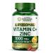 HIMALAYAN ORGANICS Organics Plant Based Vitamin C with Zinc - 120 Veg Capsules