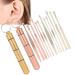 Earwax Remover Kit Stainless Steel Ear Spoon Scoop Ear Pick Ear Wax Pick Ear Cleaner Earwax Cleaning Tool Ear Cleaning Kit Earwax Removal Kit (Rose Gold+Gold)