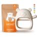 Infatot Chipmunk Teething Mitten - Silicone Baby Teether Glove for Teething Relief | Prevents Finger Sucking | CM Cream - Buy Online on GoSupps.com