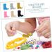 Healifty 12 Pcs DIY Silicone Teething Beads Set for Babies - Garland, Necklace, Spacer, Bracelet - Assorted Colors - 3x1.4x1cm - Bulk DIY Beads - Buy Online on GoSupps.com