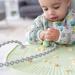 Bumkins Platinum Silicone Pacifier Clip | Baby Toy Straps for Sippy Cup, Teether | Gray | Safe for Teething Babies - Buy Online on GoSupps.com