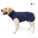 Lianzimau dog sweater big dog fleece dog coat fleece jacket winter coat dog sweater for small medium -sized big dog warm dog jacket wolters dog coat l (1 Pack) blue