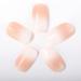 NOVO OVO Milk Cap Short Press On False Nails - Neutral Ombre Gradient French Tip Opaque Fake Nail Kit for Valentine's Day - Buy Online on GoSupps.com