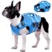 Kuoser dogs for small agents Large dogs adjustable & ripstop Dogs Lifeguard vest with lifeguard high swimming capacity pet lifesaver puppy bathing suits for beach blue s s blue