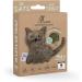 Catlabs Sustainable Cat Toy Set Cuddly Cat & Fluffy Bat with Catnip | Natural Sheep Wool | Refillable | Eco-Friendly - Buy Online on GoSupps.com