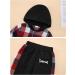 Naiyafly Toddler Boys 2-Piece Plaid Outfit Set | Hoodie Sweatshirt and Pants | 3-4 Years - Buy Online on GoSupps.com