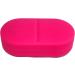 Six Compartment Portable Silicone Pill Box - Pink | Travel-Friendly & Durable | Ideal for Medication Organization - Buy Online on GoSupps.com