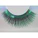 Eulenspiegel Green Metallic Artificial Eyelashes with 1 ml Special Eyelash Glue - Perfect for Carnival & Theme Parties | International Shipping Available - Buy Online on GoSupps.com