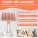 PHAVESAS Gro Pets Dog & Cat Self-Cleaning Brush - Effective Fur Removal for Long & Short Hair - Orange - Buy Online on GoSupps.com