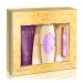 GUESS Gold Women/Femme Eau de Parfum 3 Piece Gift Set - Perfume Spray 2.5 Fl. Oz. Travel Spray 0.5 Fl. Oz. & Body Lotion 6.7 Fl. Oz.