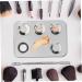 Palette Maquillage Acier Inoxydable avec Spatule Plateaux de M lange pour Fond de Teint et Ombres Paupi res Surface Portable pour Maquillage Professionnel - Buy Online on GoSupps.com