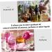 Stahad 12-Piece Glass Roller Bottles Set - Empty Perfume Lip Balm & Oil Bottles - Travel Size Silver 5.5x3cm - Buy Online on GoSupps.com