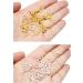 HUIHUIBAO 200pc Mini Metal Screw Eye Pins Hooks for Jewelry Making - 6x13mm (Gold/Silver) - DIY Crafts Findings - Buy Online on GoSupps.com