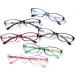 Cojwis 6 Pack Blue Light Filter Reading Glasses for Men & Women - Spring Hinges UV Protection Glare-Free (3.0x 6 Color Mix) - Buy Online on GoSupps.com
